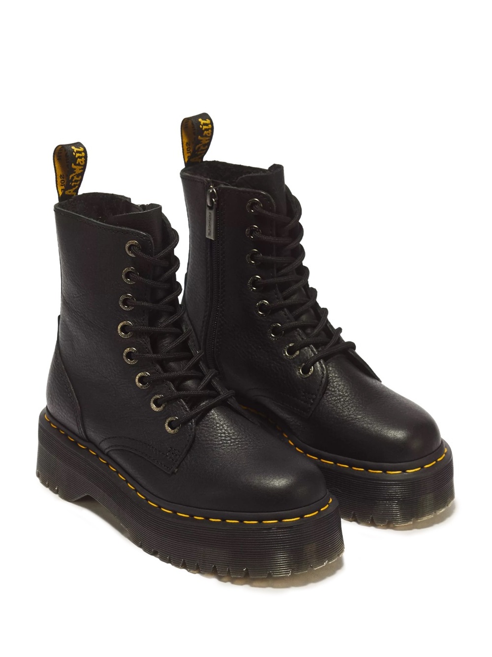 Dr. Martens Jadon III Black Leather Platform Boot